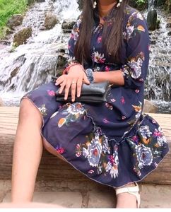 Blue Short Dress