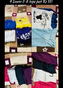 4 Lower With 6 Cute Tops