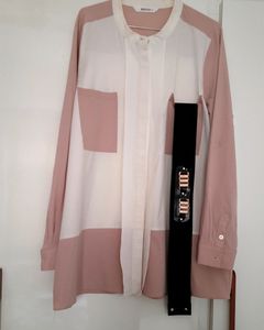 (Combo) Shirt With Beautiful Belt