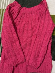 Pink Knit Sweater