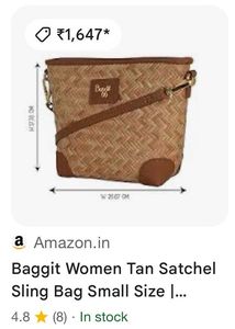 Baggit Women Sling Bag For Beach