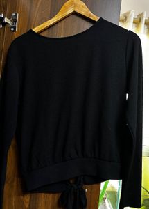 Black Long Sleeve Top