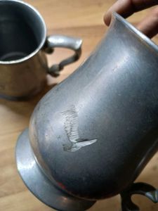 pewter English pint mugs Pack Of 5