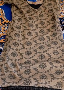 Black kurti stiched