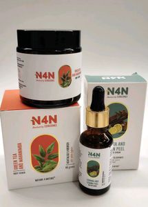 N4N Green Tea & Lemon Peel Skincare Set