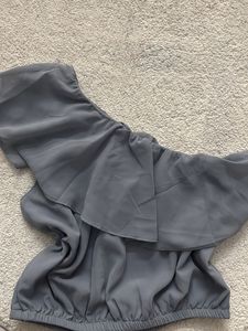 One Shoulder Crop Top