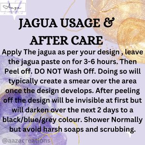 JAGUA GEL HENNA CONES (Temporary Tattoo)