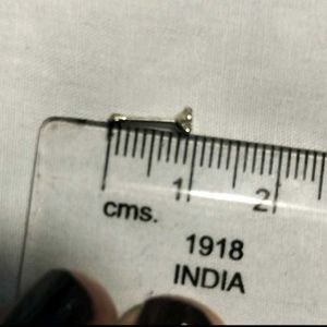 Pure Silver-Zircon Nosepin White/Trasparent