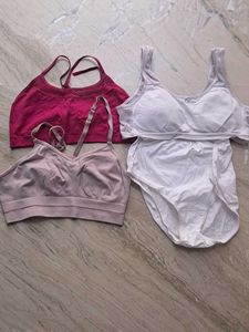 Combo  Of Four  One In Hnm Sports  Bra All Brnded