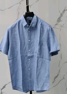 Blue Casual Shirt Half Sleeve
