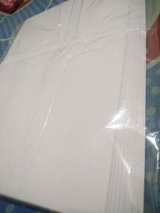100 Plain White A4 Size Sheets Packed