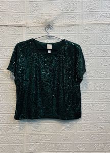 🇬🇧 H&amp;M imported Sparkling Sequin Top