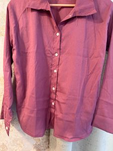 Brand New Trendy Full Sleeves Shirt, Bust- 34