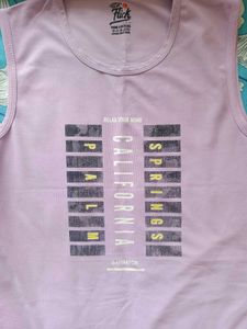 Flick Lavender Graphic Tank Top