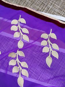 Elegant Embroidered Saree