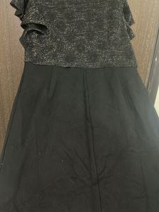 Embellished Black Party Wear Mini Dress