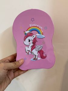 Cute Unicorn Tin Box