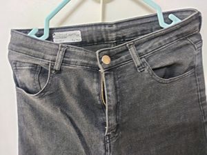 Black Straight Jeans