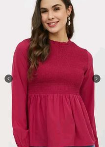 Elegant Smocked Top