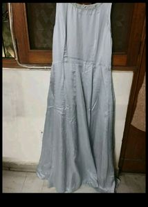 Elegant Grey Ball Gown