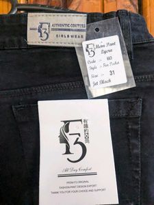 Black Cotton Jeans 👖