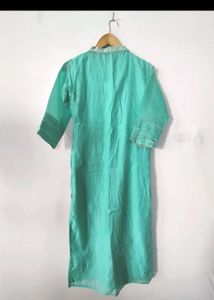 Light Sea green Embroidery Kurta