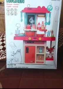 Modern Kitchen Set With Water Steam Light N Sound