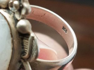Sterling Silver Moonstone Ring