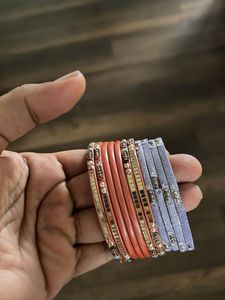 Set Of 11 Bangles And 10 Kada