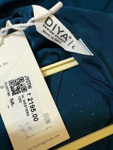 Elegant Blue Sparkle Dress