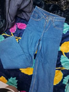 Wide Leg Denim Jeans