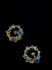 Floral Wreath Stud Earrings