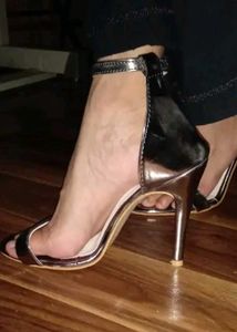 Open Toe Stiletto Pencil Heel