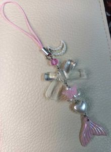 🧜‍♀️✨Handmade Mermaid Tail Aesthetic Phone Charm