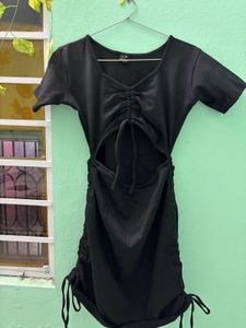 Black Cutout Mini Dress ( bust 36 till 40)