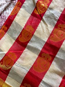 Traditional temple boarder art silk saree✨