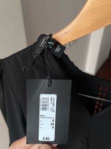 RIVER ISLAND Lace Insert Blouse
