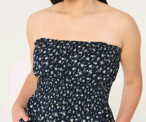HOLLISTER SAIDIE REMOVABLE STRAP ROMPER