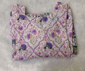 Elegant Floral Only Kurta