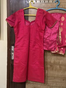 Gajri Pink Tailor Maid Salwar Suit