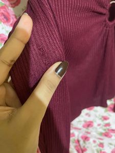 H&amp;M Ribbed Fit Top