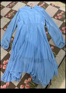 Sky Blue Flare Dress