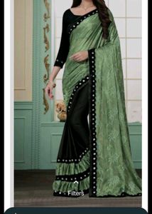 BRAND NEW PARTY' WEAR FRILL SAAREE