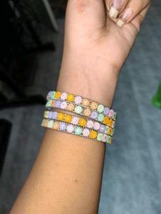 Floral Bangle Set