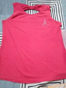 Pink Sleeveless Top