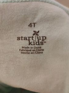 Girls&#39; T-shirt (White &amp; Mint green)