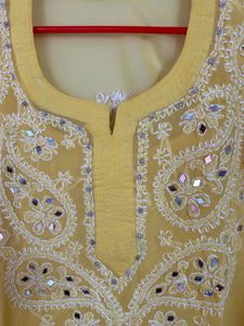Lukhnavi work Kurti