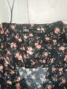 Floral Print Long Sleeve Dress