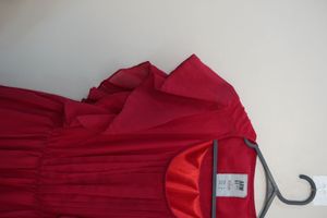 Red Ruffled Girls Dress
