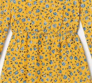 Floral Print Long Sleeve old navy dress